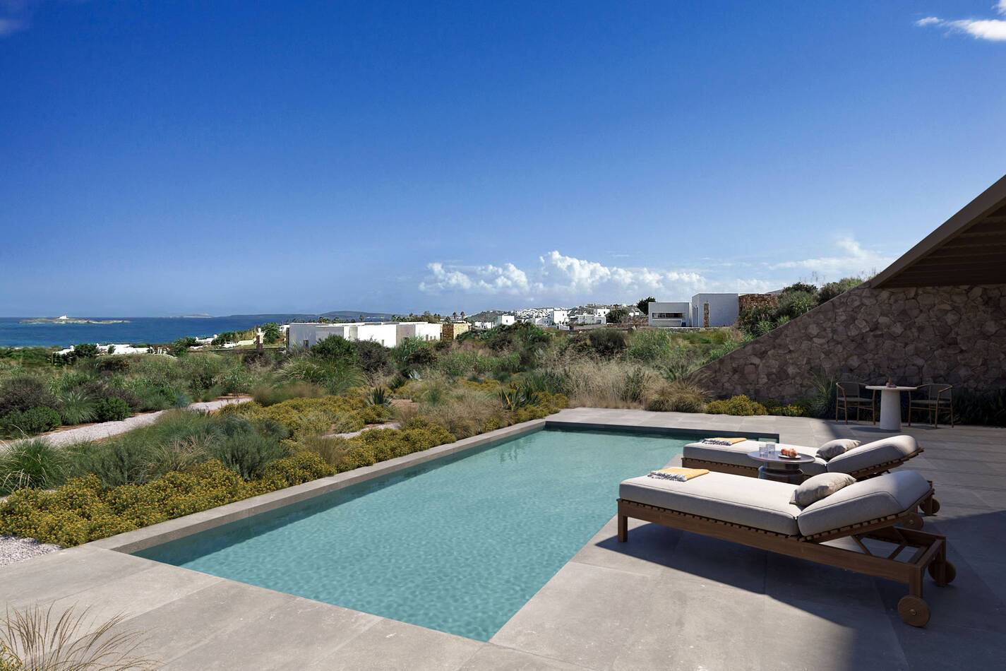 Parilio Paros Grece Suite Pool